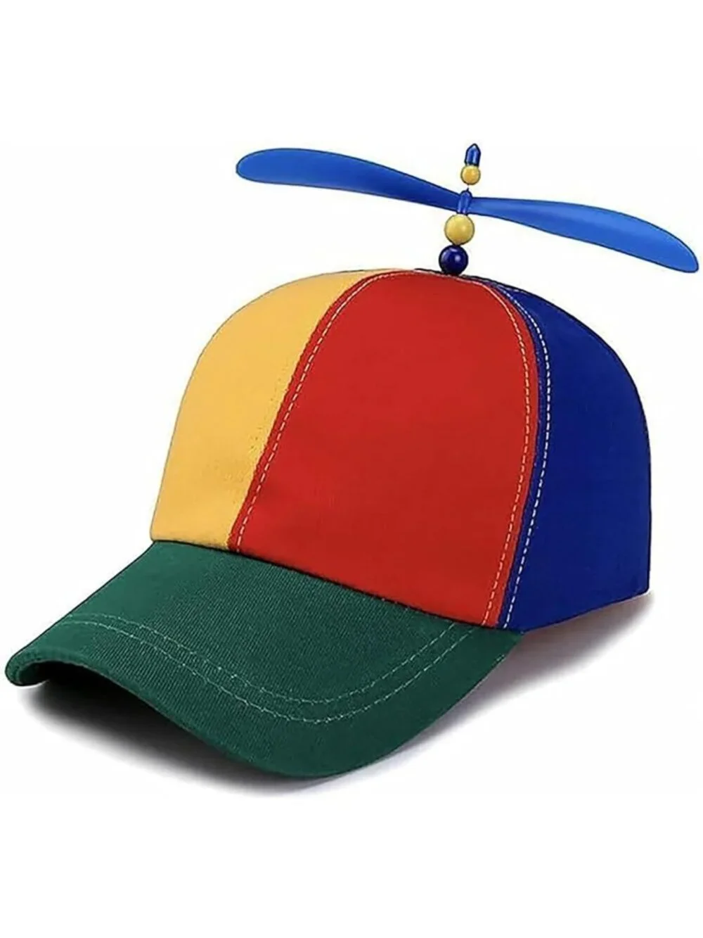 Colorful Adjustable Baseball Cap with Helicopter Propeller - Cute Snapback Hat